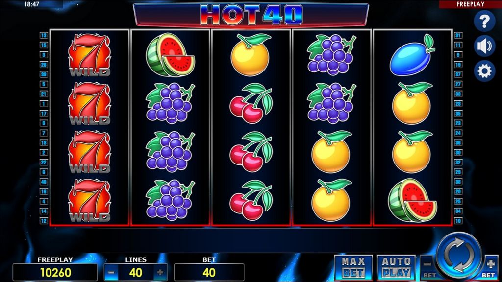 Recenzja darmowych spinów w Wild Hot 40